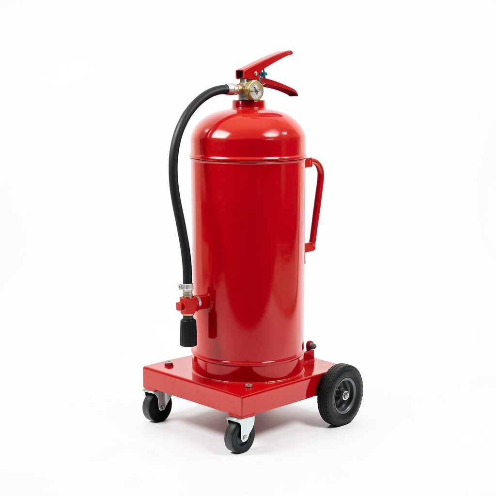 Matafuego rodante industrial de gran capacidad